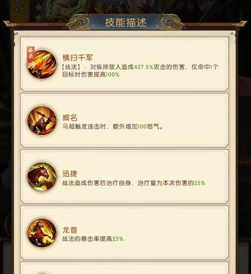 群马超技能特点是什么？